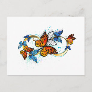 Carte Postale Infinité de papillons monarques