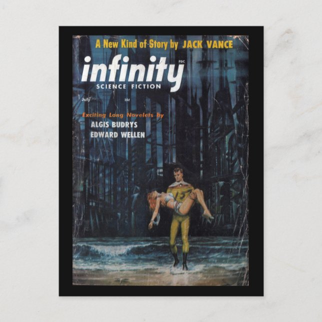 Carte Postale Infinity Science Fiction - 1957.07_Pulp Art (Devant)