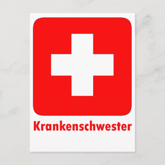 Carte Postale Infirmière allemande (Devant)