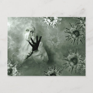 Carte Postale Infirmière Coronavirus