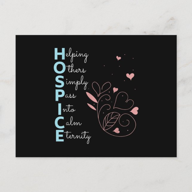 Carte Postale Infirmière d'accueil (Devant)