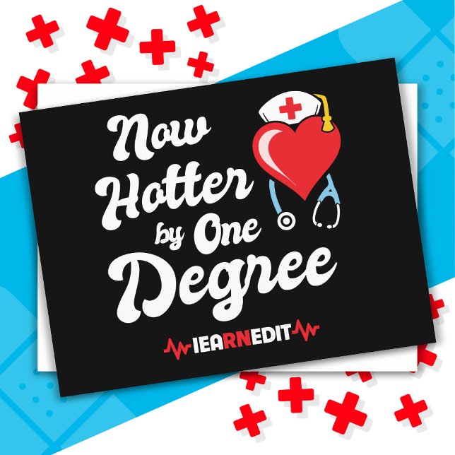 Carte Postale Infirmière de la RN J'Ai Obtenu Il Infirmière insc (Créateur téléchargé)