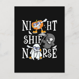 Carte Postale Infirmière de nuit