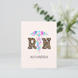 Carte Postale Infirmière diplômée (ID), Infirmière autorisée