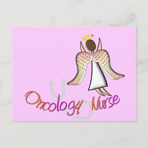 Carte Postale Infirmière en oncologie Ange