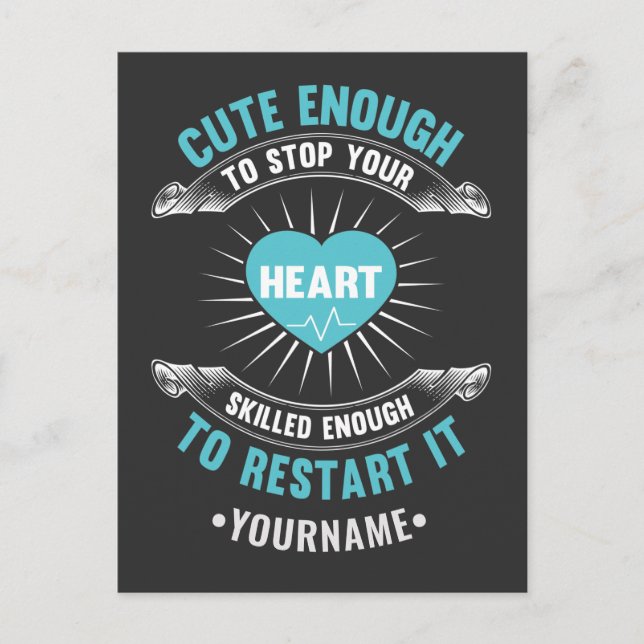 Carte Postale Infirmière infirmière drôle infirmière (Devant)