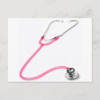 Carte Postale Infirmière Pink Stethoscope EMT
