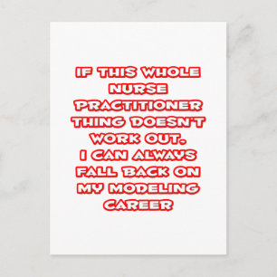 Carte Postale Infirmière Praticien Humour ... Modélisation de la