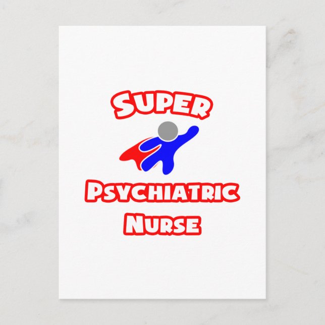 Carte Postale Infirmière psychiatrique super (Devant)