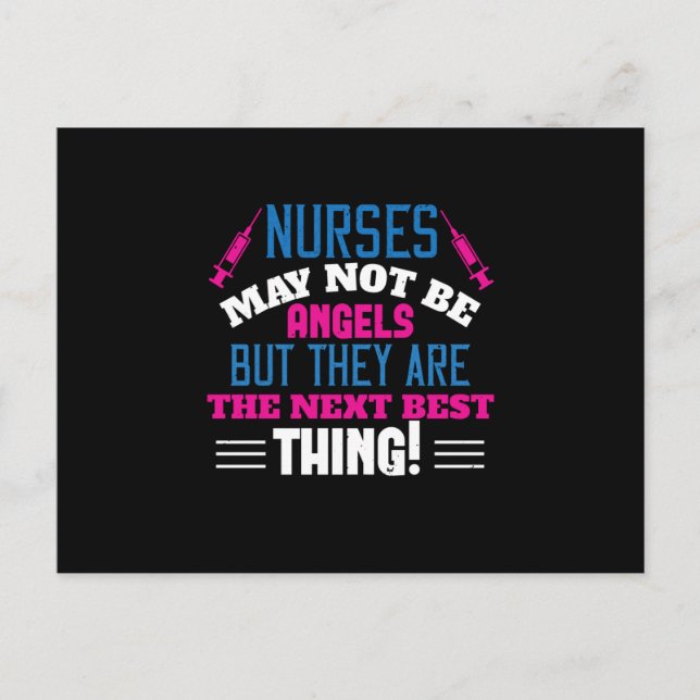 Carte Postale Infirmières Corona - Les infirmières ne sont pas d (Devant)