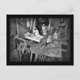 Carte Postale Infirmières en 2ÈME GUERRE MONDIALE de bâtiment bo