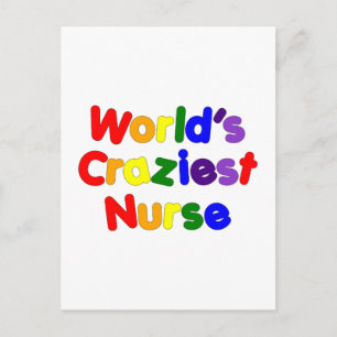 Carte Postale Infirmières humoristiques amusantes : Infirmière l