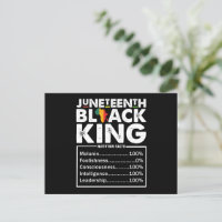 Informations nutritionnelles Juneteenth Black King