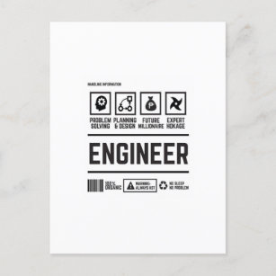 Carte Postale ingénieur
