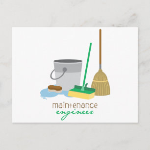 Carte Postale Ingénieur de maintenance