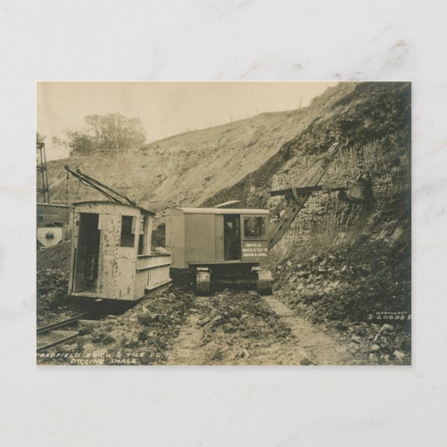 Carte Postale INGÉNIEUR D'EXPLOITATION D'UNE grue et D'UNE DOUCH (Devant)