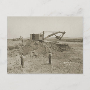 Carte Postale INGÉNIEUR D'EXPLOITATION D'UNE grue et D'UNE NAVIR