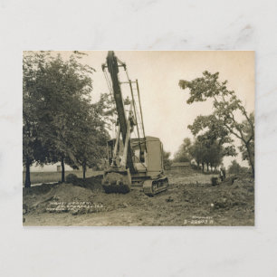 Carte Postale INGÉNIEUR D'EXPLOITATION D'UNE grue et D'UNE NAVIR