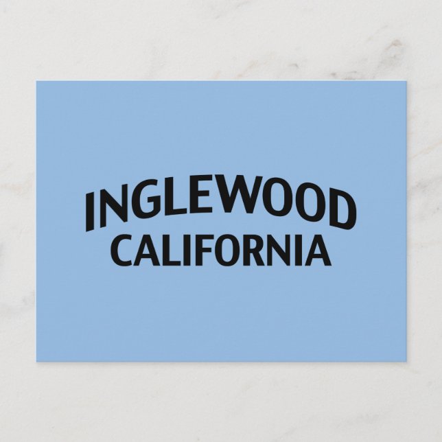 Carte Postale Inglewood Californie (Devant)
