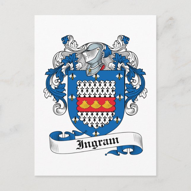 Carte Postale Ingram Famille Crest (Devant)