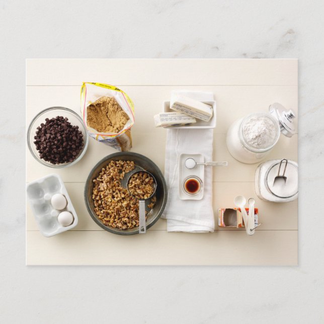 Carte Postale Ingrédients et outils 3 (Devant)