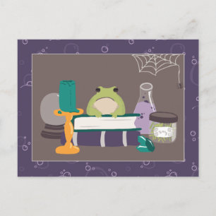 Carte Postale Ingrédients sorciers Halloween