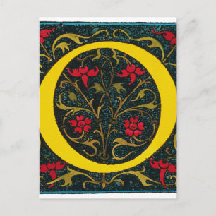 CARTE POSTALE INITIAL O, 1520.