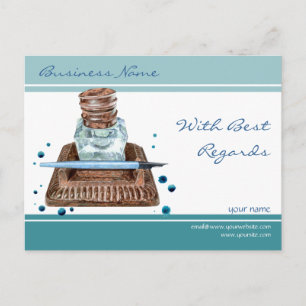 Carte postale Inkwell Best Regards