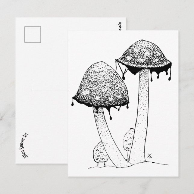 Carte Postale Inkycap (Devant / Derrière)