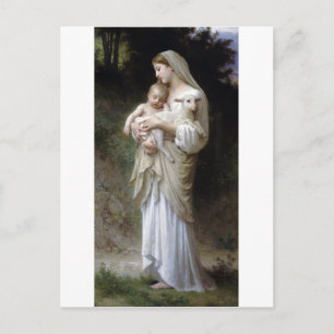 Carte Postale Innocence (Vierge et Enfant), Bouguereau