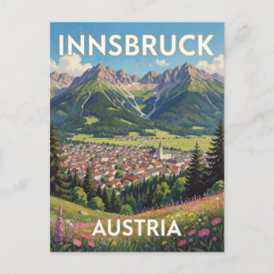 Carte Postale Innsbruck Autriche Alpes autrichiennes Évasion