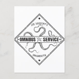 Carte Postale Innsmouth Bus Service Joe Sargent