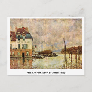 Carte Postale Inondation À Port-Marly, Par Alfred Sisley