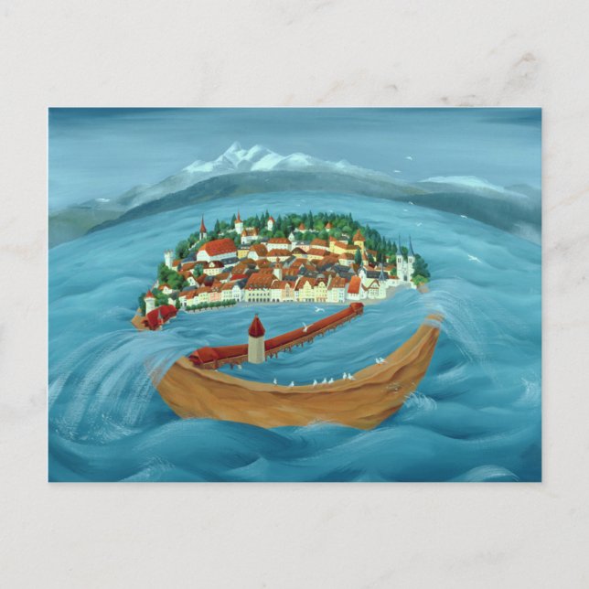 Carte Postale Inondations de 1999 (Devant)