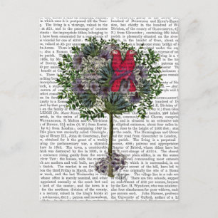 Carte Postale Inséparables dans un arbre