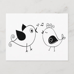 Carte Postale Inséparables Mariage Fêtes de Mariage Cérémonie de