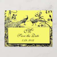 INSÉPARABLES mariages MONOGRAM noir et blanc jaune