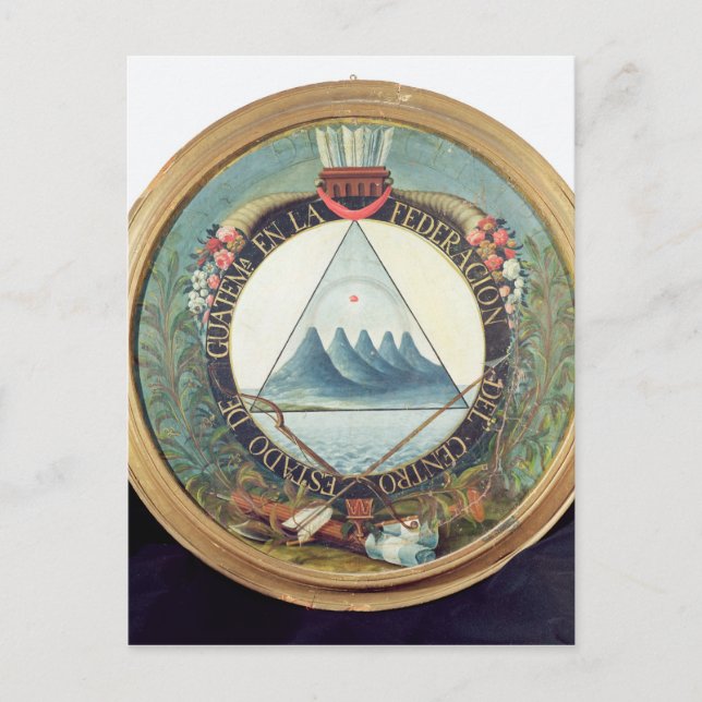 Carte Postale Insigne de la Fédération du Guatemala (Devant)