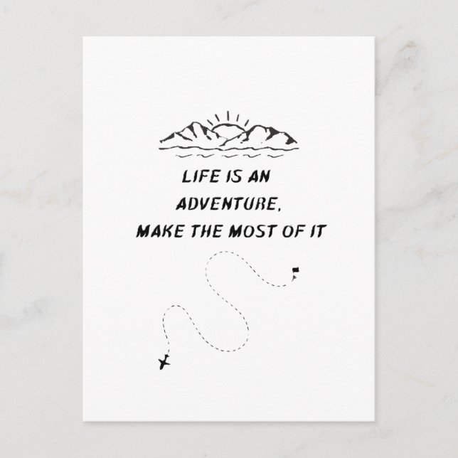 Carte Postale Inspirante  (Devant)