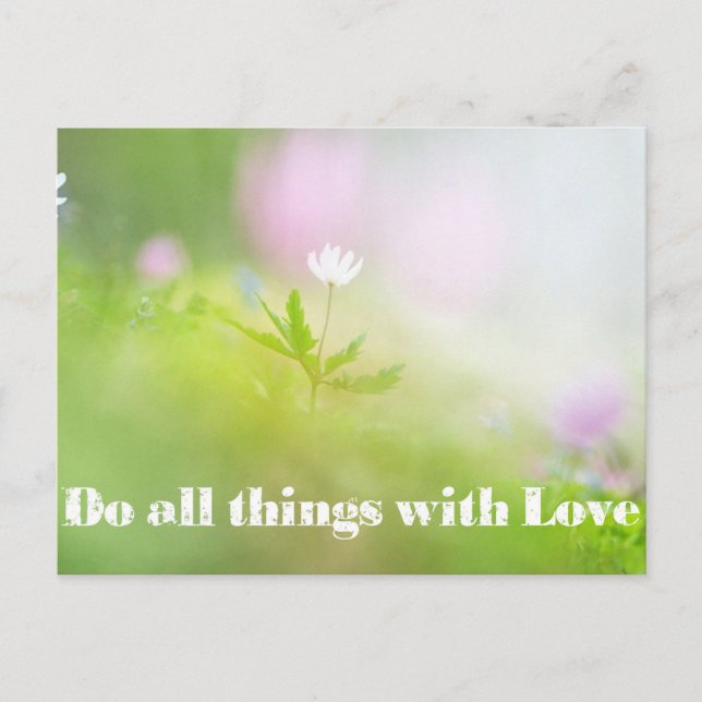 Carte postale inspirante (Devant)
