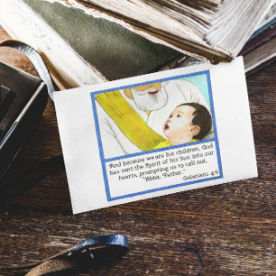 Carte postale inspirante Abba Père