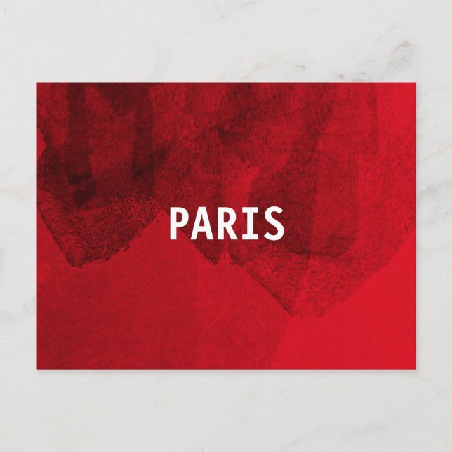 Carte Postale Inspiration cool de Paris Design Graphique Moderne (Devant)