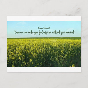 Carte Postale Inspiration par Eleanor Roosevelt