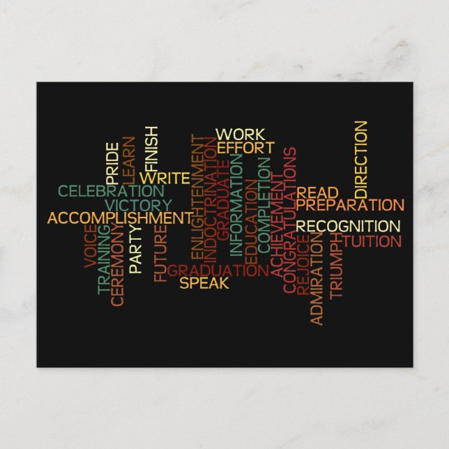 Carte Postale Inspiration pour l'étudiant en collège ou au lycée (Devant)