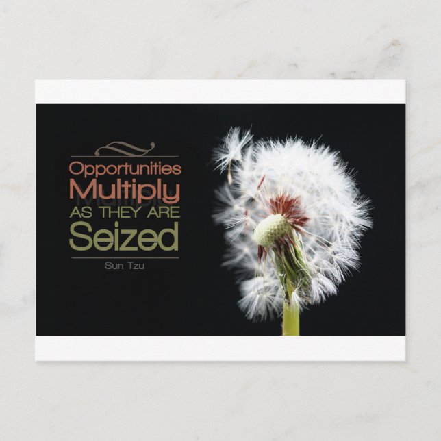 Carte Postale Inspiration | Sun Tzu (Devant)