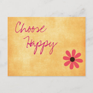 Carte postale Inspirational Happy Message