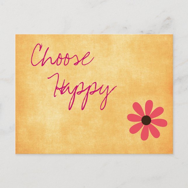 Carte postale Inspirational Happy Message (Devant)