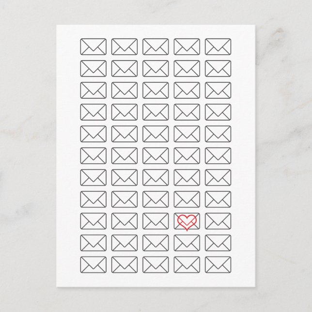 Carte Postale Inspirational I Love vous note (Devant)