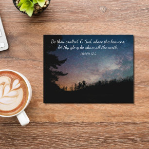 Carte Postale Inspirationnel Psalm Night Sky Nature Photographie