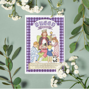 Carte postale Inspirationnelle Queen for the Day